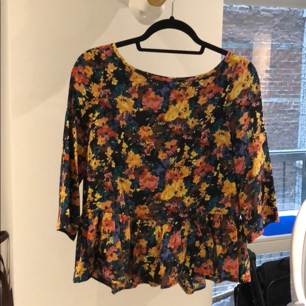 Yumi Kim Floral Silk Top